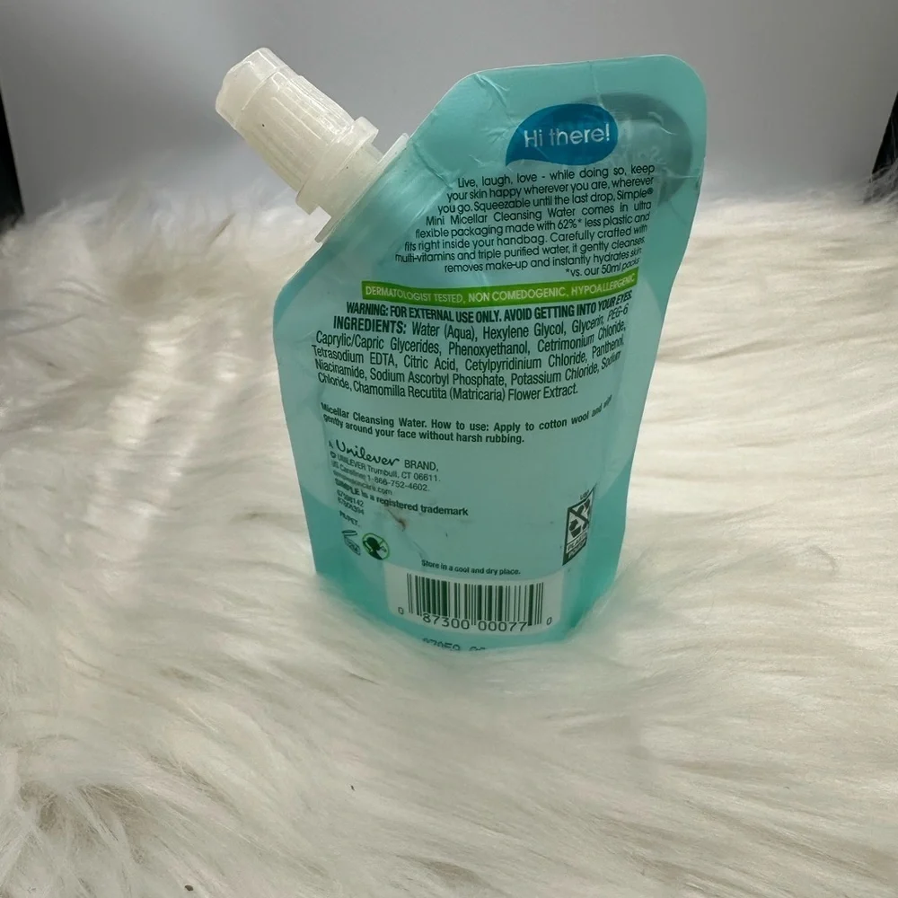🩷5/$10 Simple Micellar Cleansing Water - Aqua